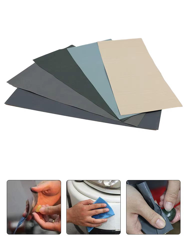 5 pièces papier de verre 2000 2500 3000 5000 7000 grains mixtes