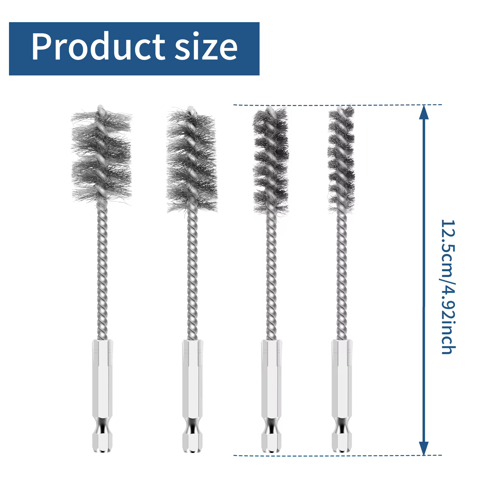 Brosse de perçage en acier inoxydable