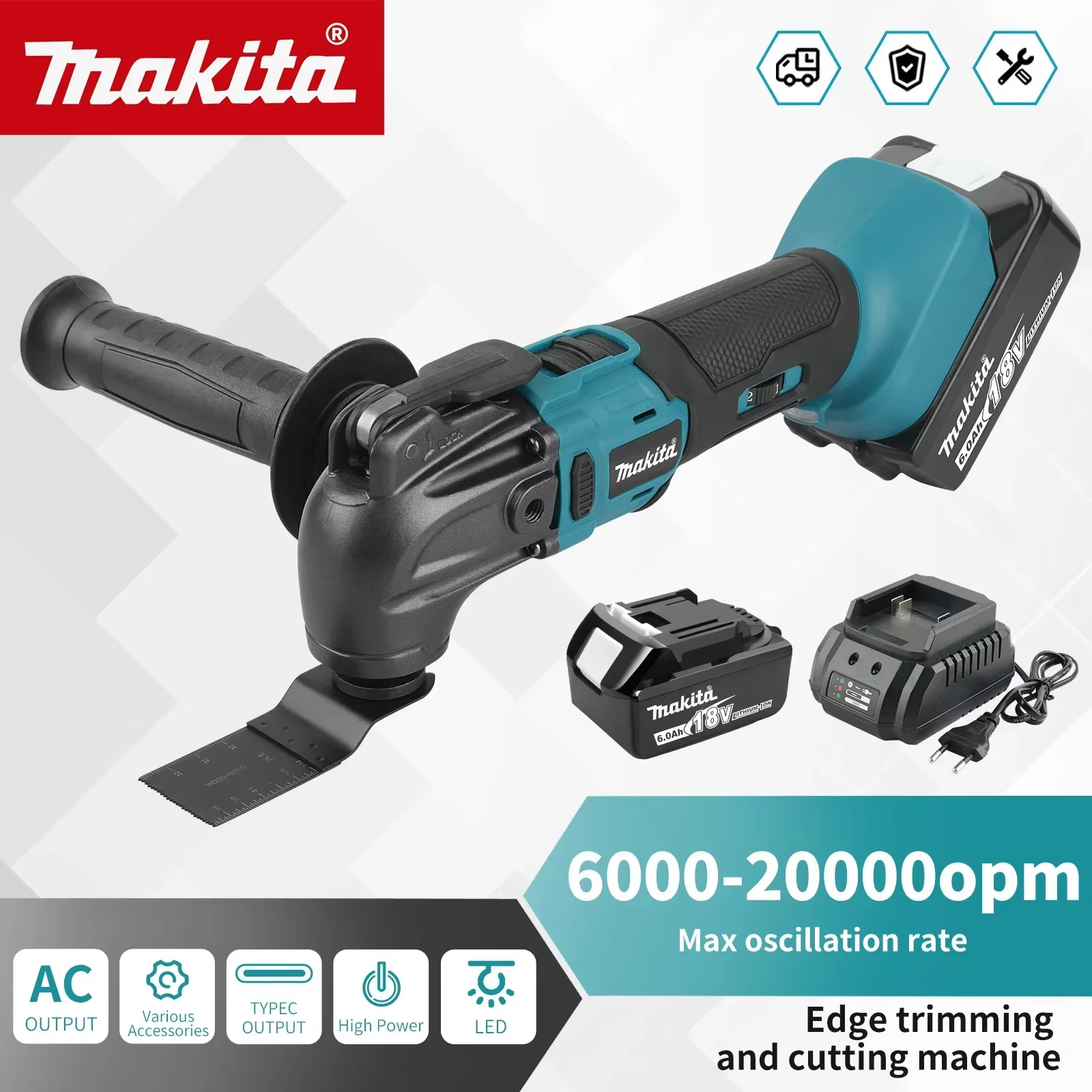 Outils électriques multifonctionnels Makita 18V