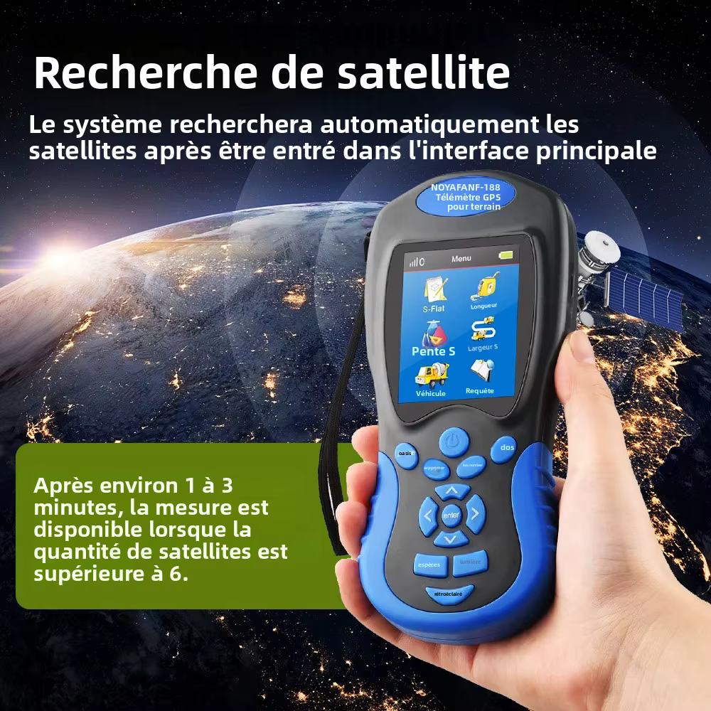 Noyafa NF-188 GPS dispositif de mesure de compteur de zone terrestre