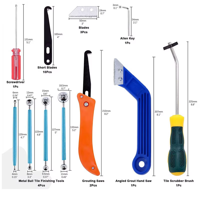 Outils d'élimination du coulis