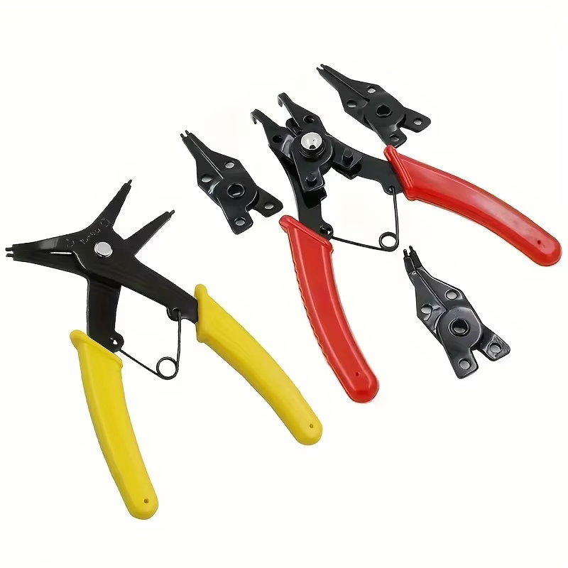 Pince multifonction 4-en-1 avec 4 têtes interchangeables
