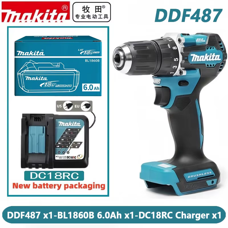 Batterie Makita originale 18V 6.0Ah Li-lon rechargeable