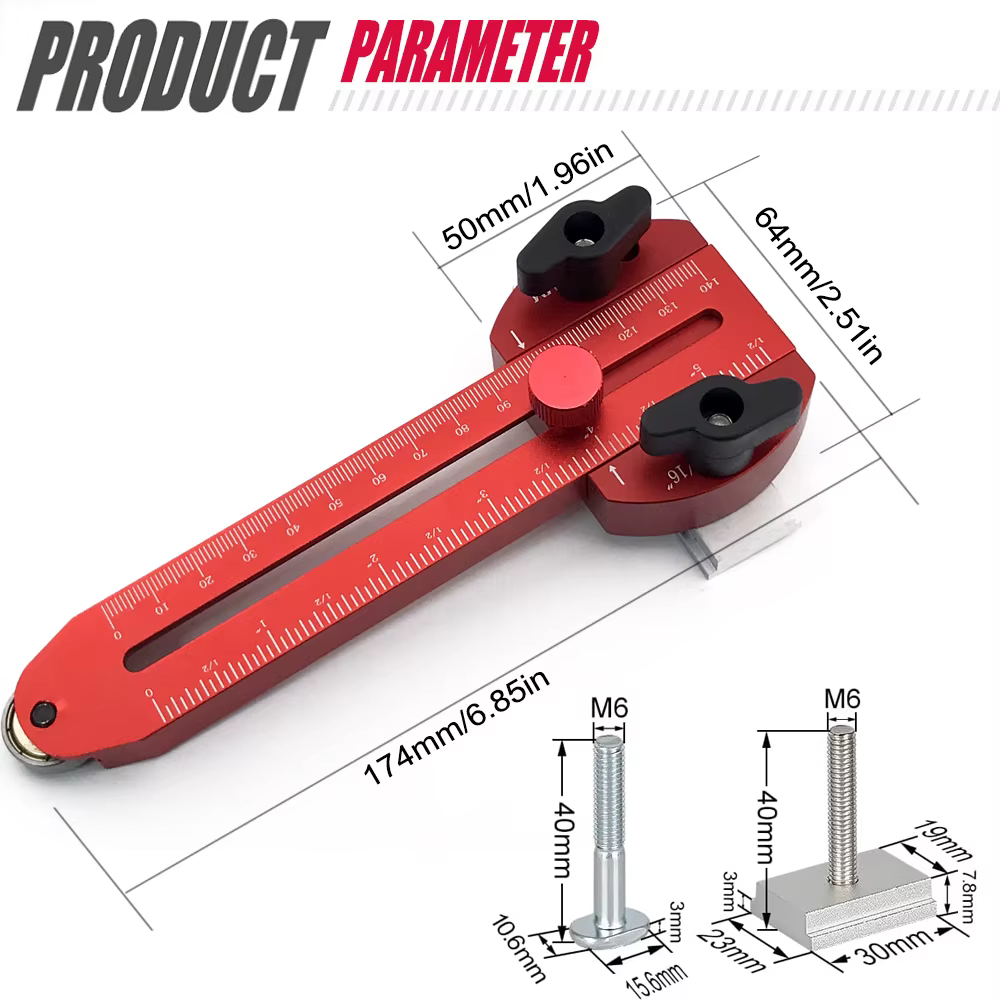 Guide de gabarit de scie de Table à déchirure fine étendue pour répéter les coupes de bande étroites fonctionne