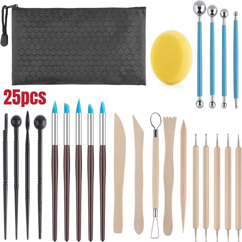 Kit d'outils en argile