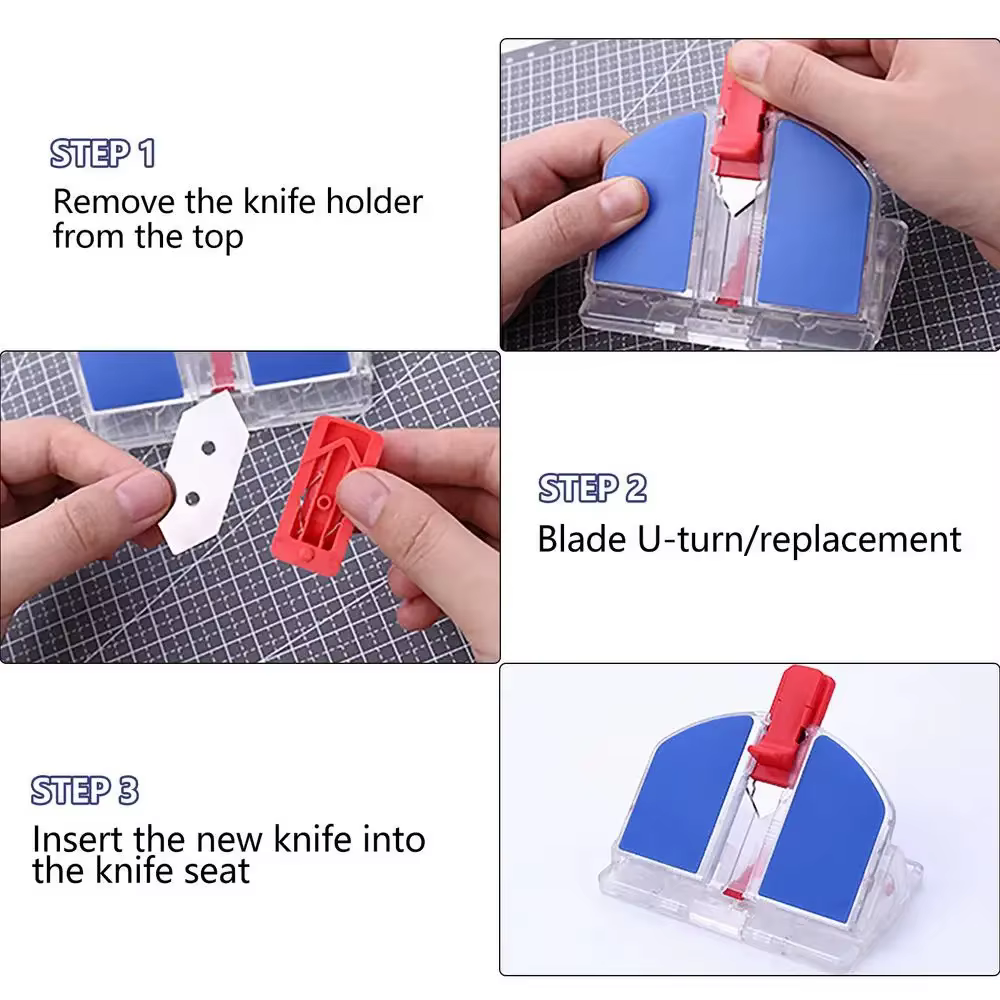 Couteau de coupe biseauté coupe-papier plat bricolage modèle