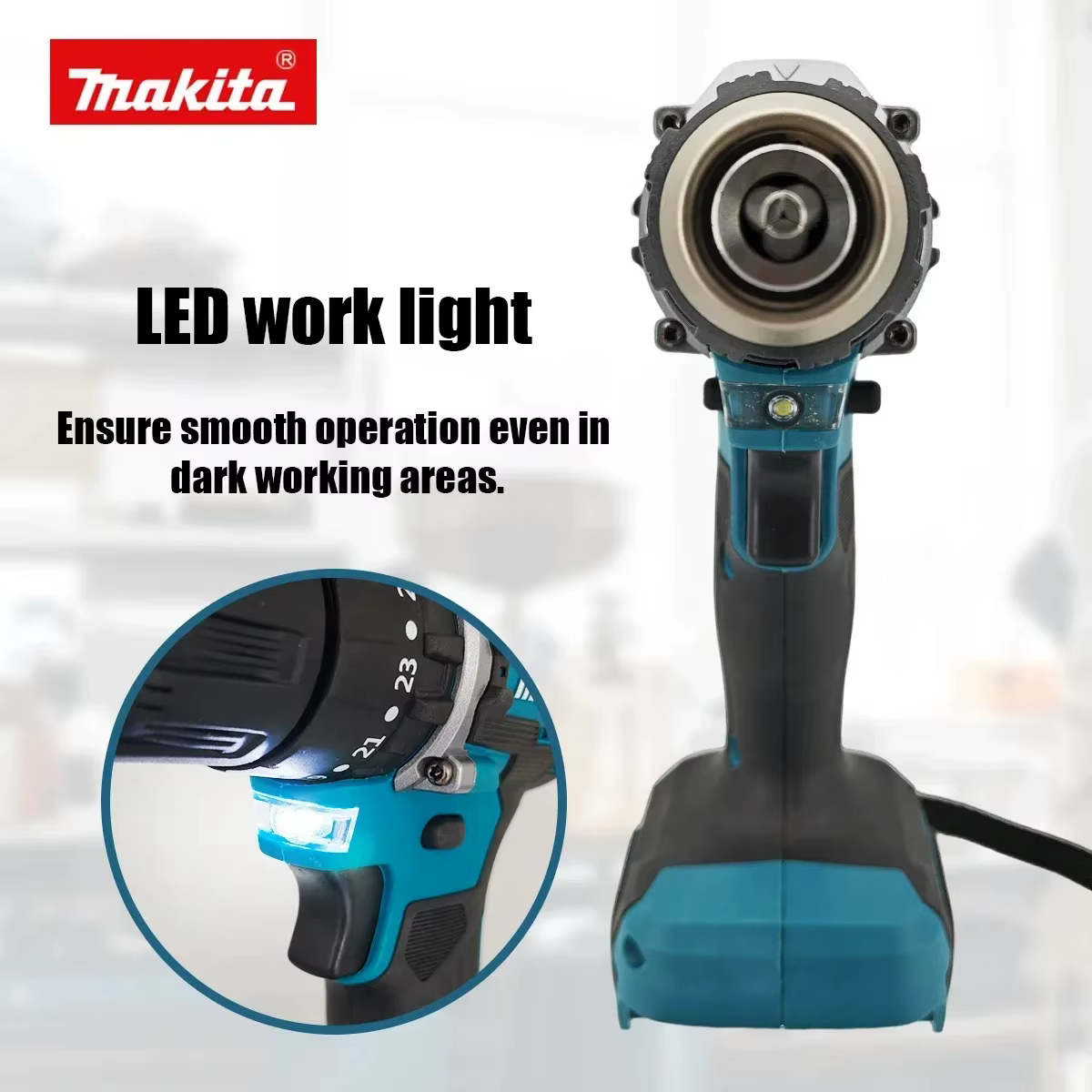 Perceuse-visseuse sans fil compacte Makita DDF487 18V LXT