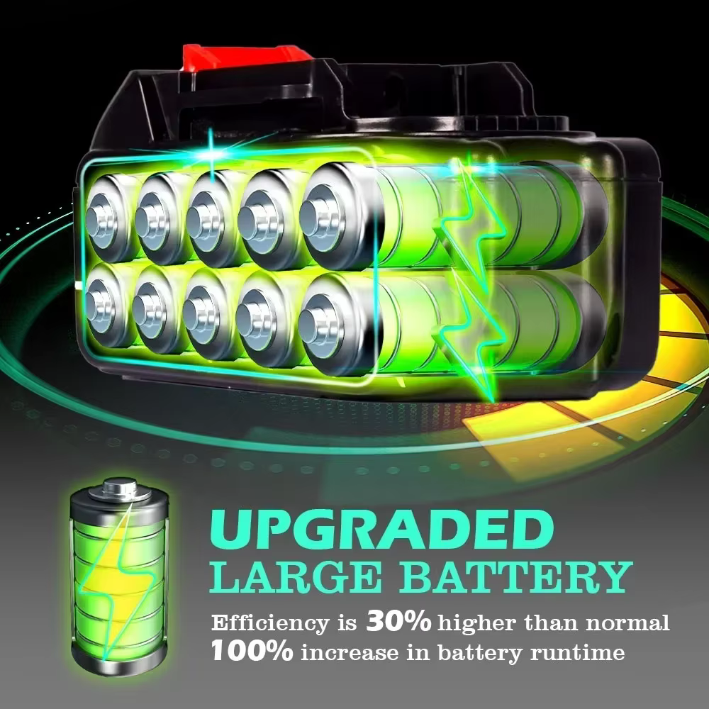 Batterie lithium-ion rechargeable haute capacité 21V 388VF 15000mAh