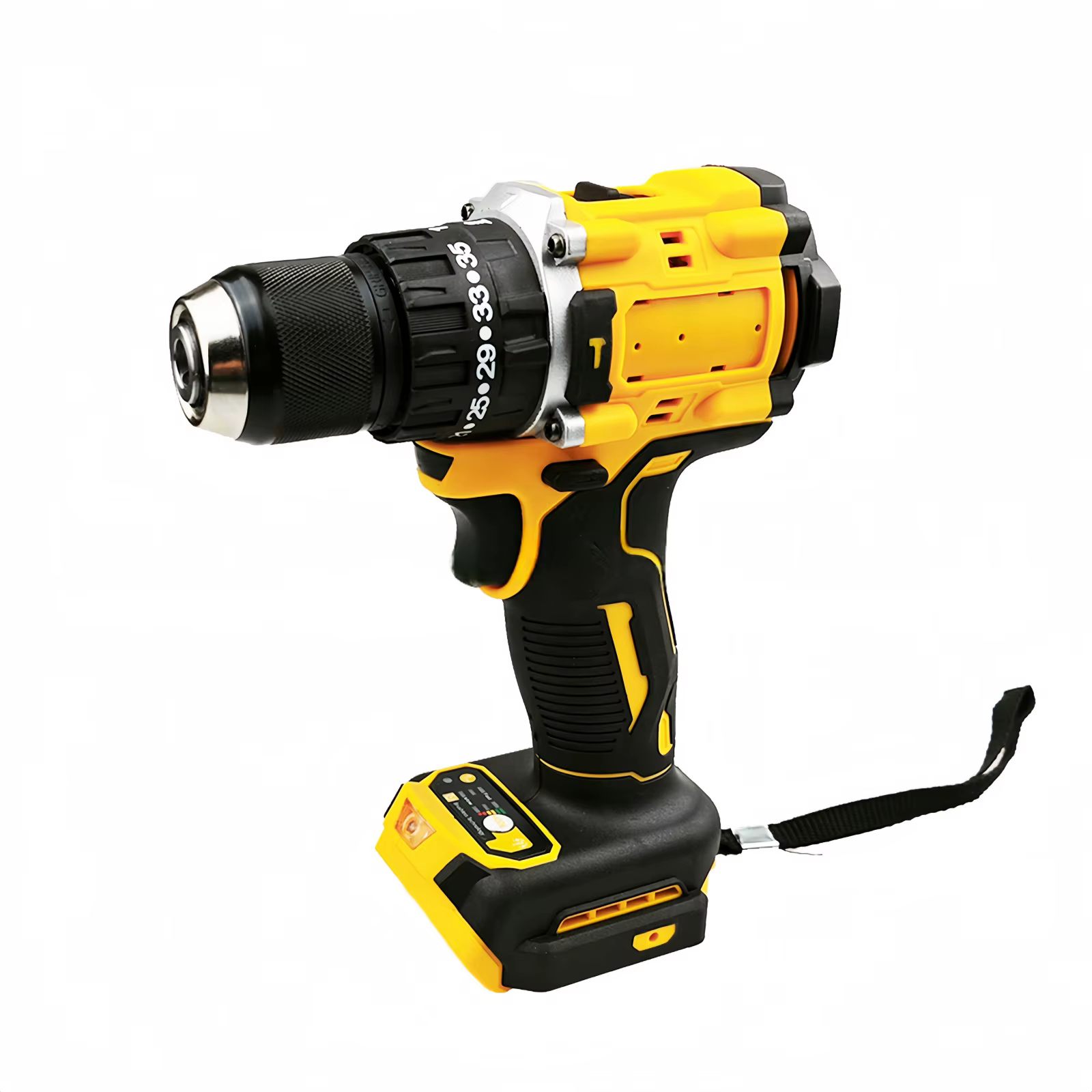 Pour Milwaukee M18/Dewalt 20V batterie 10MM tournevis sans fil perceuse électrique à 2 vitesses pour outil de perçage