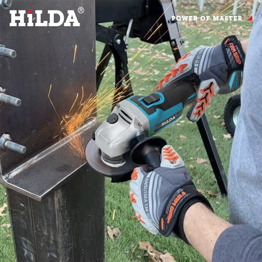 HILDA 125mm meuleuse d'angle sans brosse et brossée rectifieuse sans fil coupe 12V