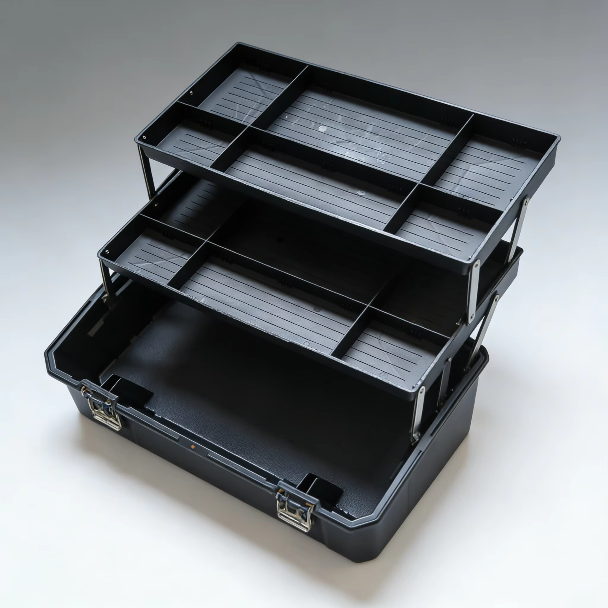 Boîte à outils vide grande et empilable