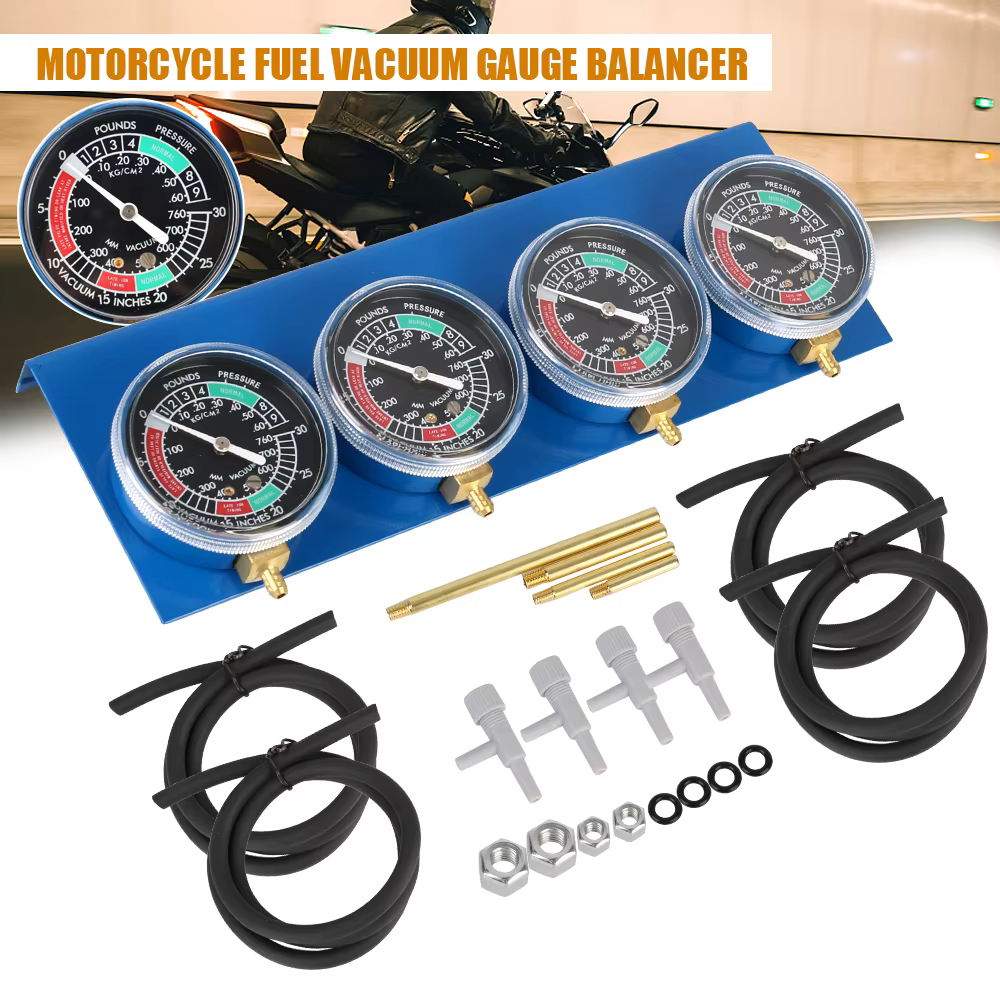Synchroniseur de carburateur de moto pour testeur d'allumage de 2/4 cylindres