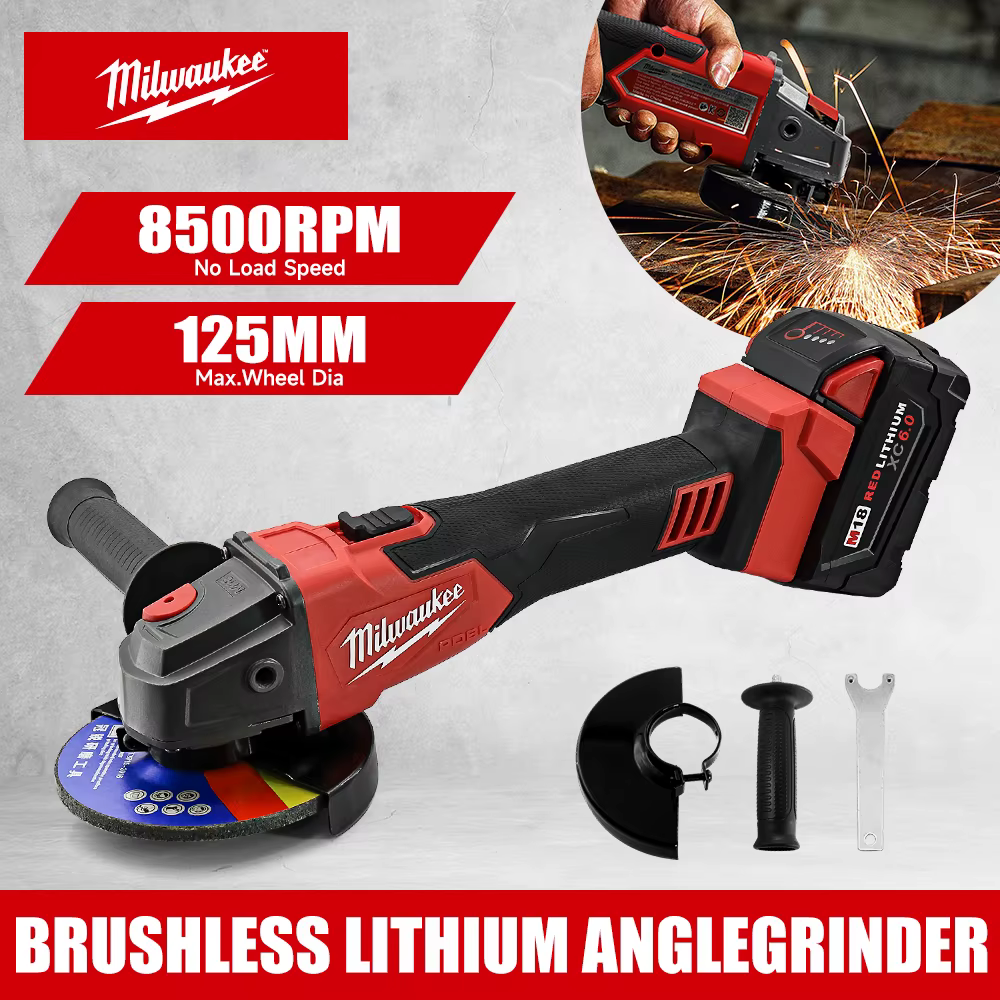 Meuleuse d'angle sans fil Milwaukee M18 125 mm