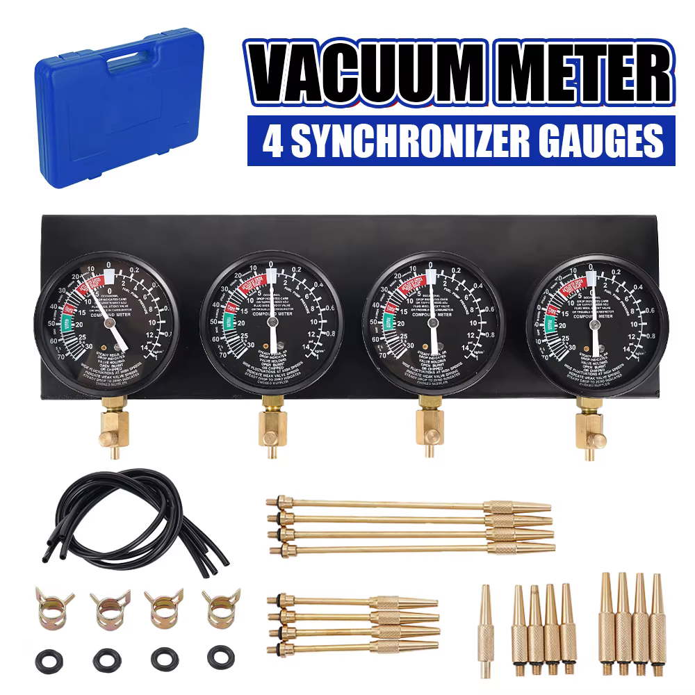 Synchroniseur de carburateur de moto pour testeur d'allumage 4 cylindres