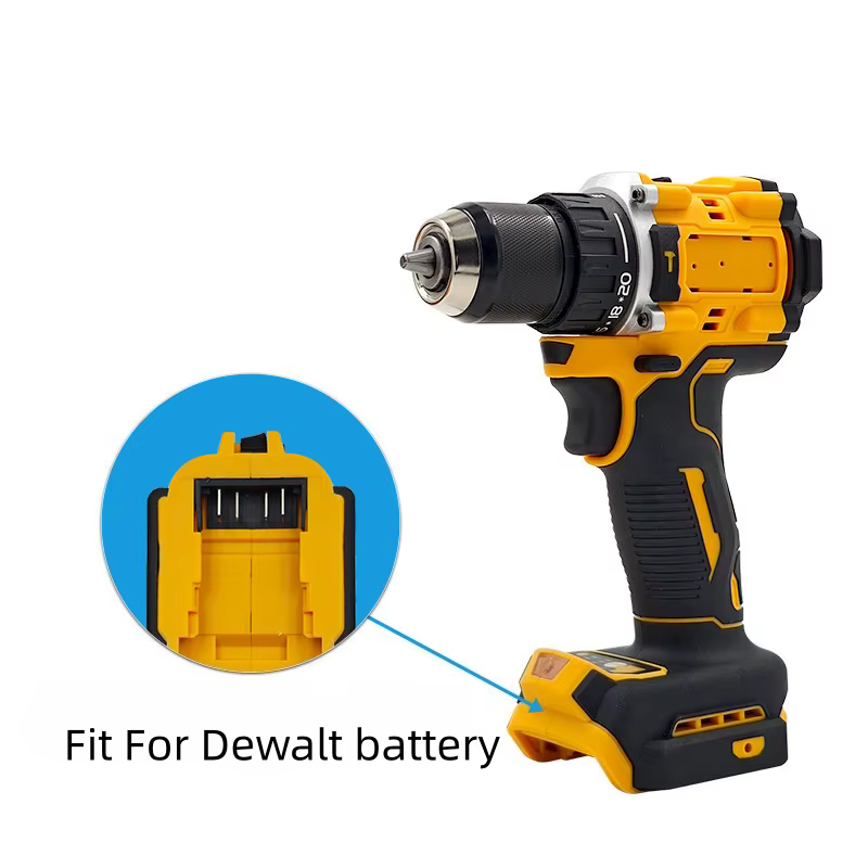 Pour Milwaukee M18/Dewalt 20V batterie 10MM tournevis sans fil perceuse électrique à 2 vitesses pour outil de perçage