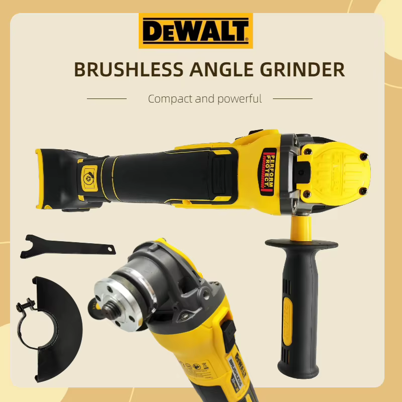 Meuleuse d'angle sans fil DEWALT DCG409 FLEXVOLT Smart 20V pour découpe et meulage intensifs (unité nue)