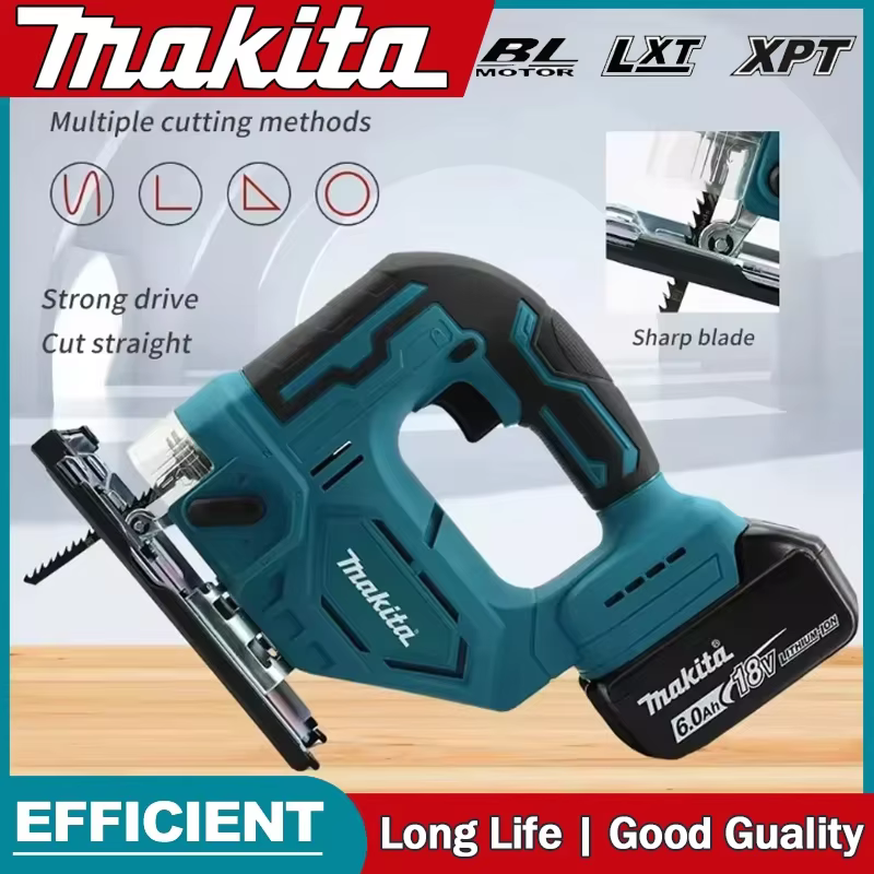 Scie sauteuse électrique sans fil Makita DJV182Z 340W avec lame