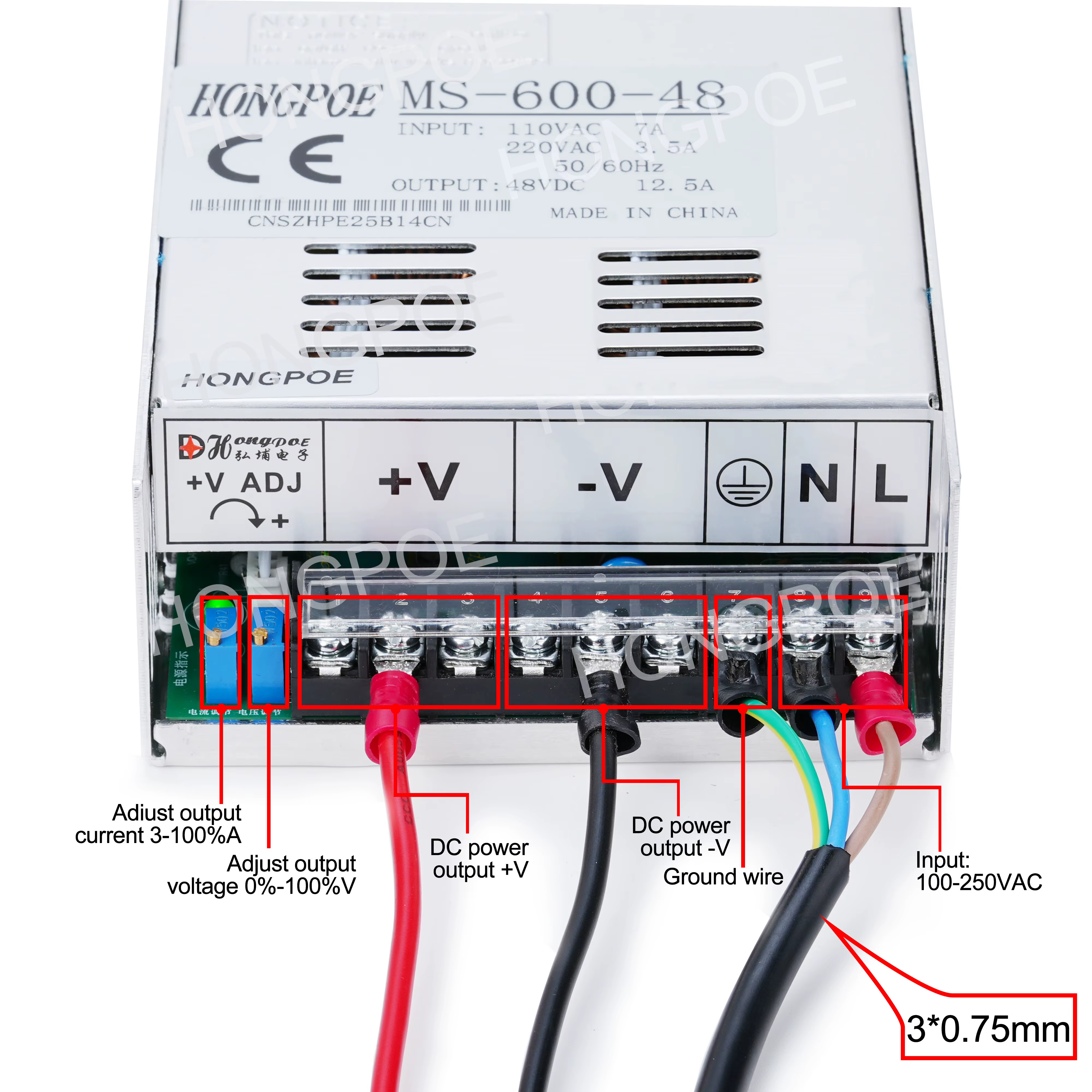 Alimentation électrique réglable
