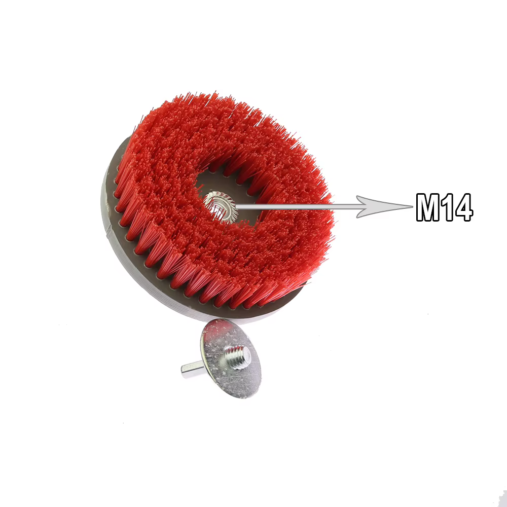 Brosse de perceuse à récurer électrique