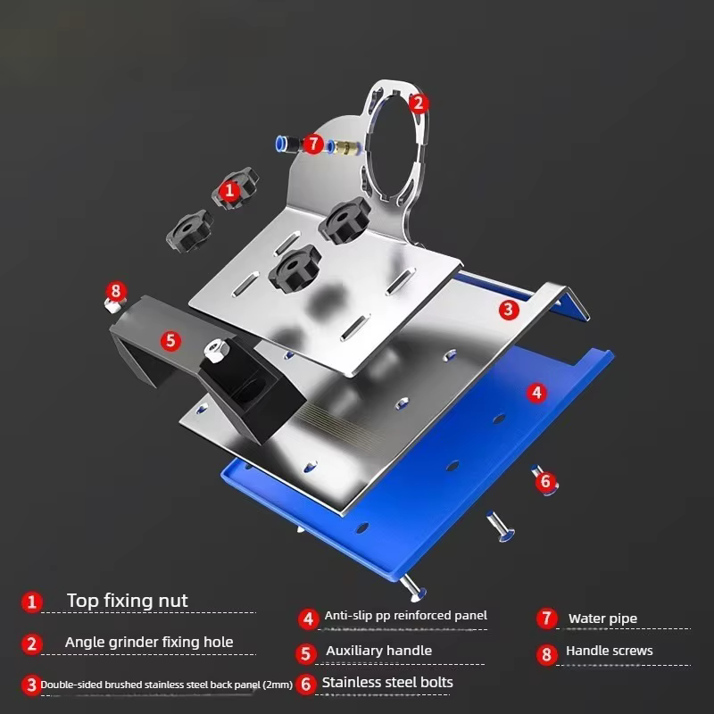 Support de meuleuse d'angle pour carrelage
