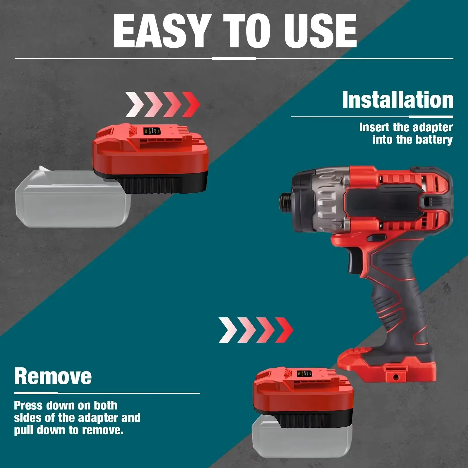 Pour Bauer 20V outils MT18BAU adaptateur de batterie