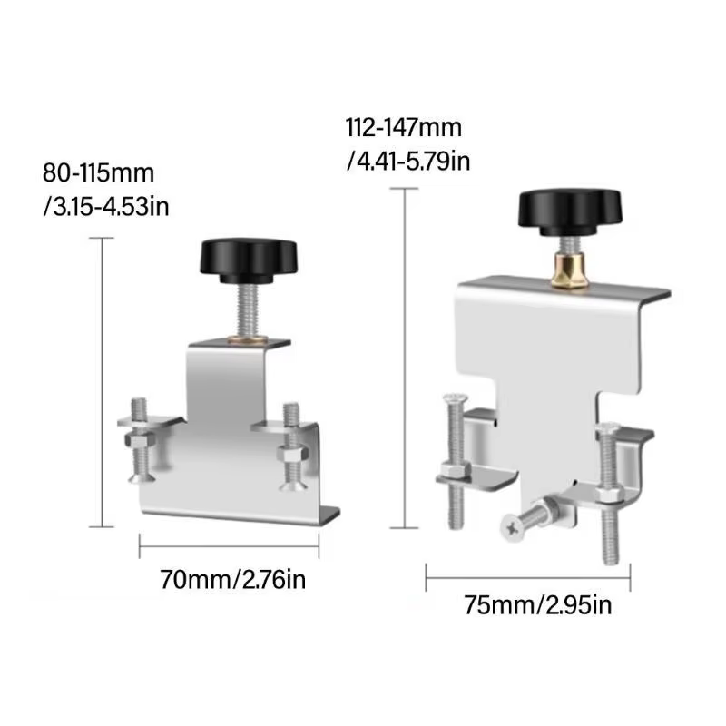 Outil d'installation polyvalent R9UF avec fonctionnalités réglables pour différents types portes