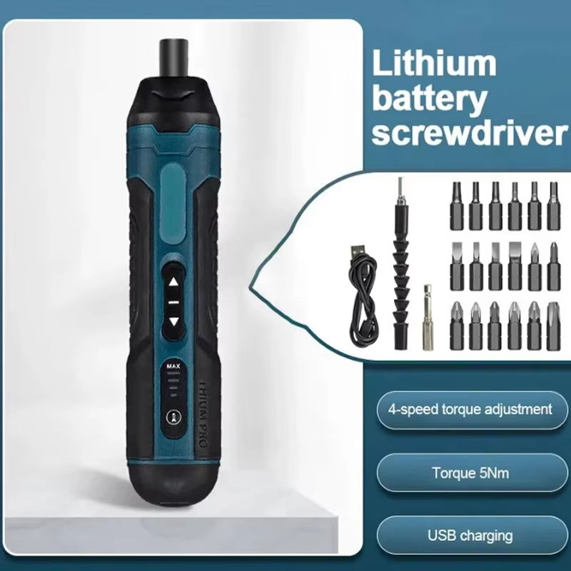 Perceuse électrique rechargeable 1300 mah. Mini tournevis