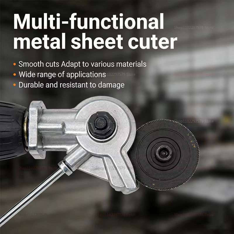 Perceuse électrique multifonctionnelle pour découper des plaques, perceuse électrique pour découper des tôles, accessoires pour outils de découpe de plaques métalliques