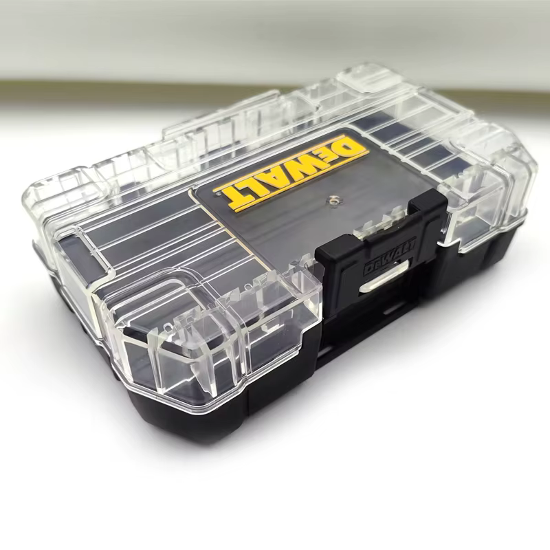 DEWALT Original TSTAK noir petit/moyen outil accessoires boîte de rangement ensemble en plastique robuste