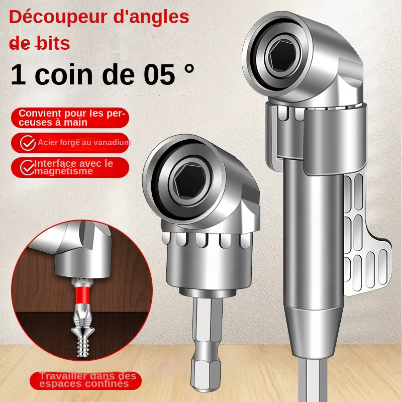 Embouts de tournevis magnétiques hexagonaux 1/4 po