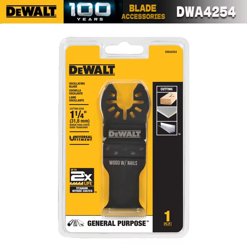 DEWALT DWA4206 DWA4217 DWA4270 lame de scie oscillante pour le travail du bois accessoires d'outils électriques