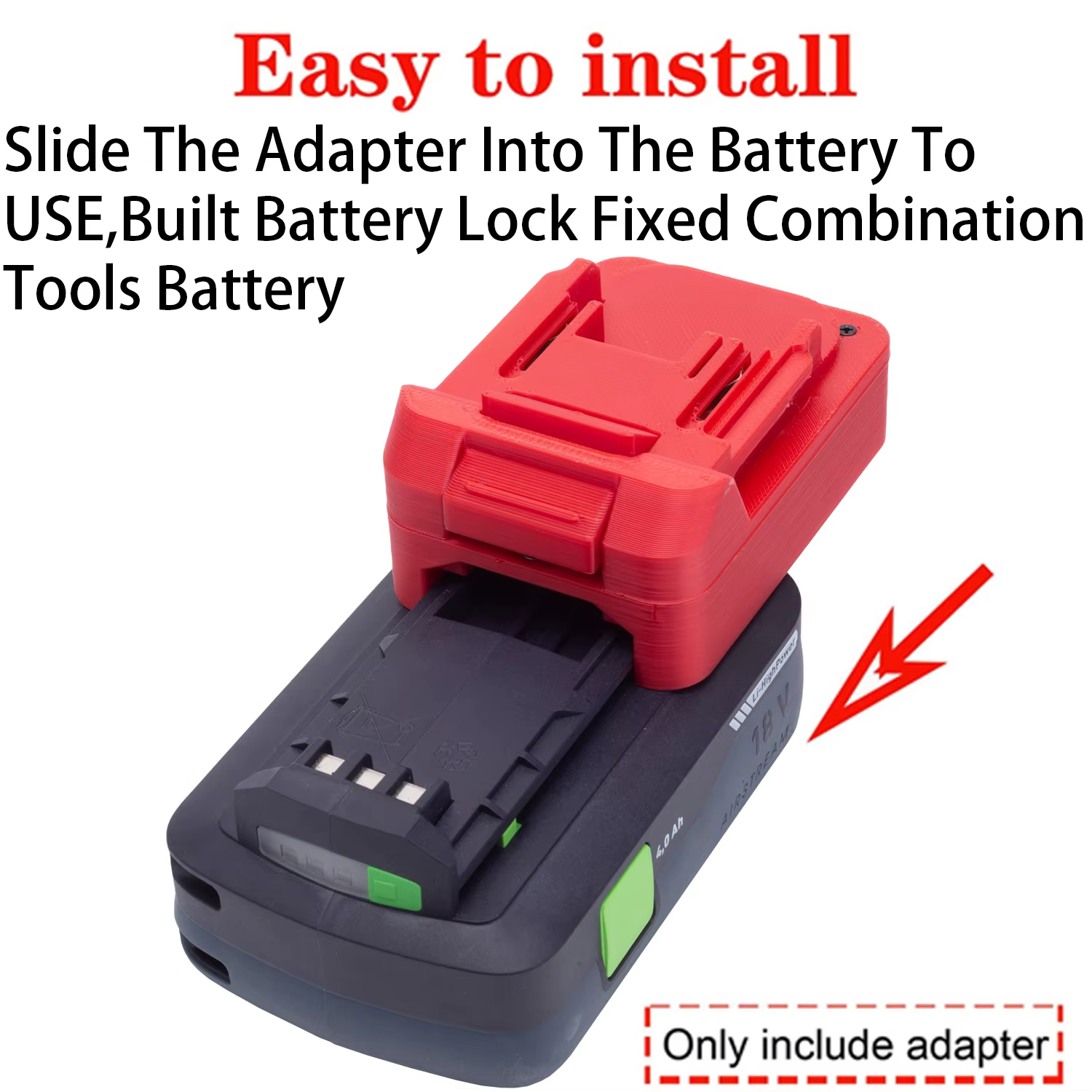Adaptateur convertisseur pour outil Makita 18V LXT Li-ion vers batterie