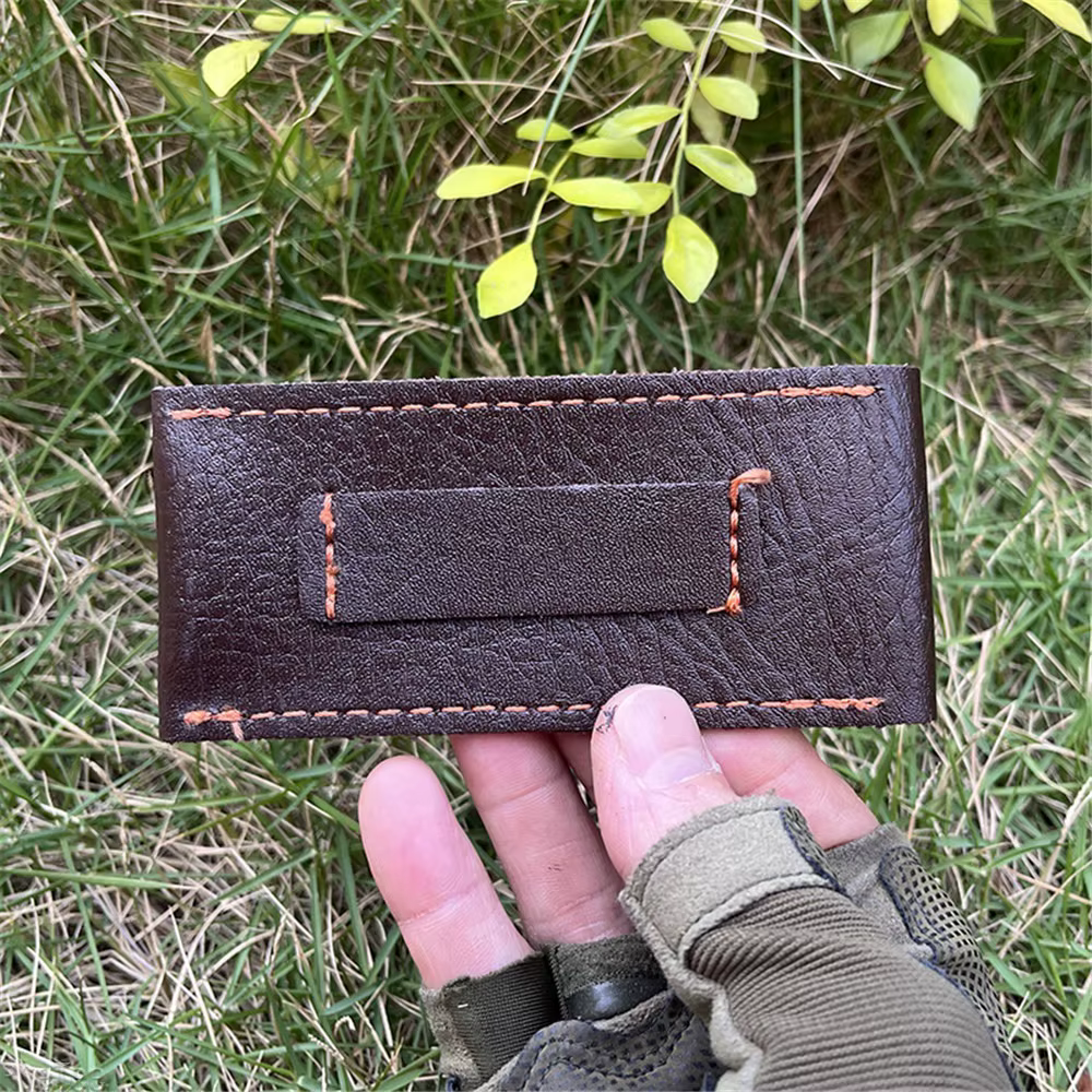 Sac de rangement d'outils généraux en cuir PU 14.5cm
