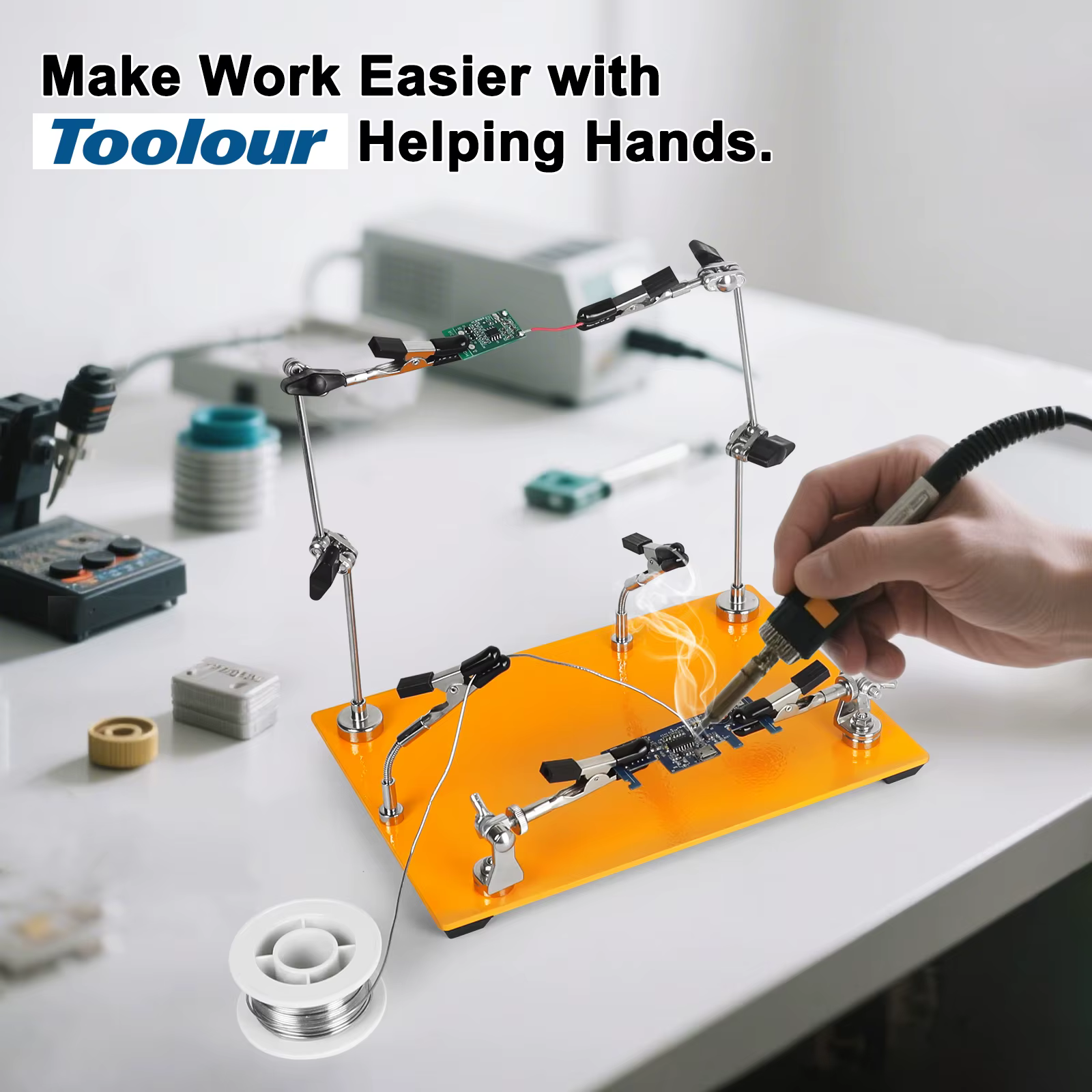 Toolour – outil de soudage magnétique pour aider les mains