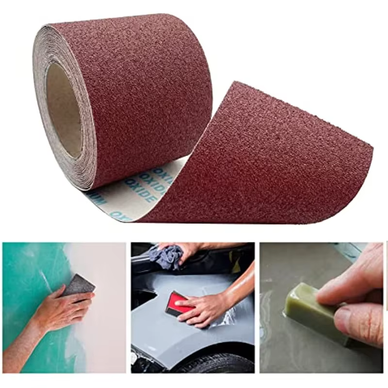 60-600 grains papier de verre 10M de Long 115mm abrasif métal