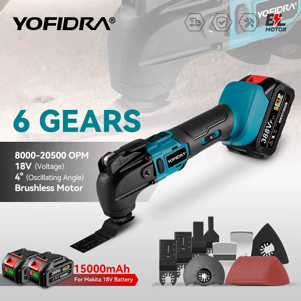 Yofidra – scie électrique multi-outils oscillant sans balais