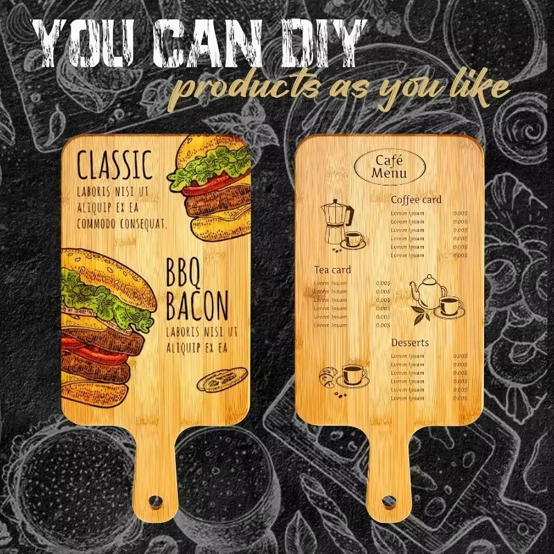Planche à découper en bambou avec poignée, grande planche de service en bois, planches à découper de cuisine, planche à charcuterie pour Pizza, légumes, viande