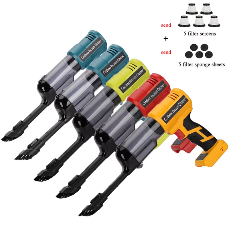 Aspirateur à moteur sans balais Portable VC05 pour batterie Li-ion Makita/DeWalt/Milwaukee/Bosch/Ryobi 18/20V avec réglage de la vitesse