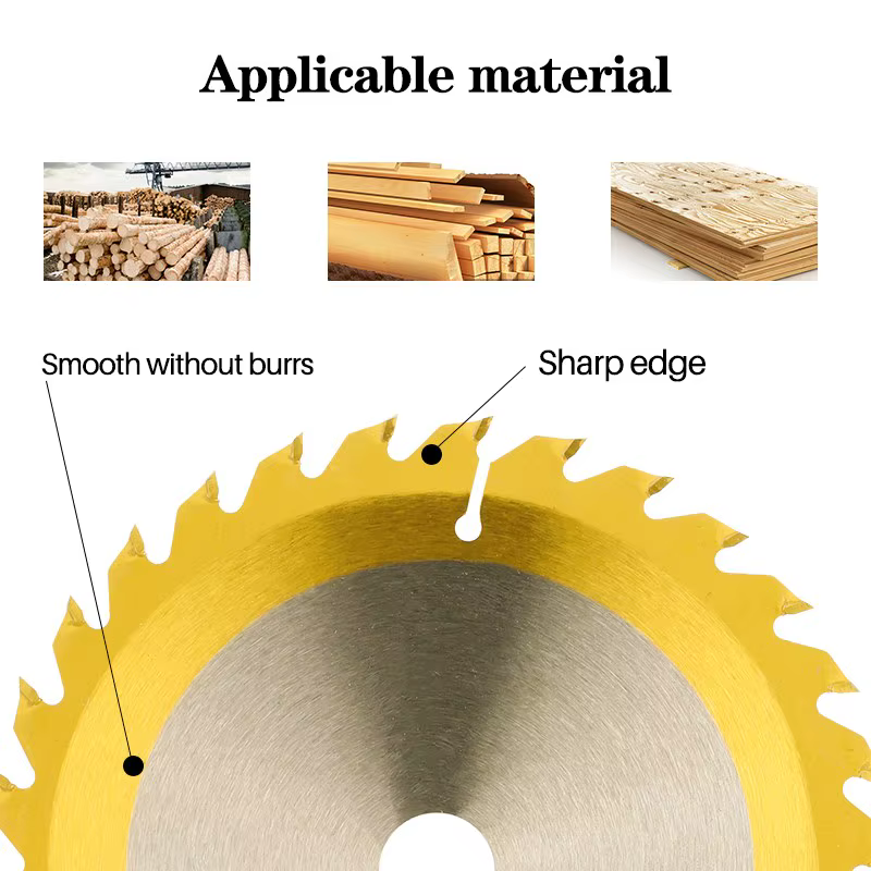 CMCP lame de scie 150mm 160mm TCT bois disque de coupe Titianium enduit