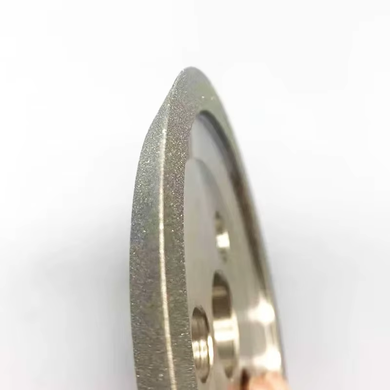 Disque abrasif SDC pour meuleuse d'angle en métal au carbure, diamant 125mm, 3 trous, en forme de papillon, Grits100 ~ 600