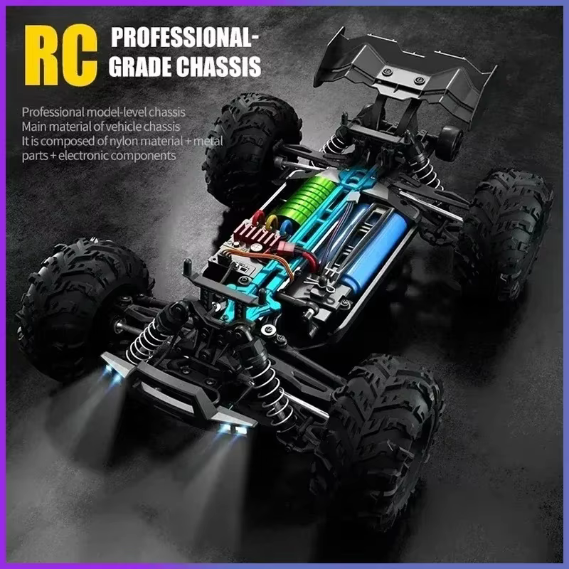 Jouet de voiture télécommandé sans balais, SCY16101, 16102, 16103 PRO, version 1:16 RC, 70 km/h, 4x4, haute vitesse, flottant, cadeau de voiture