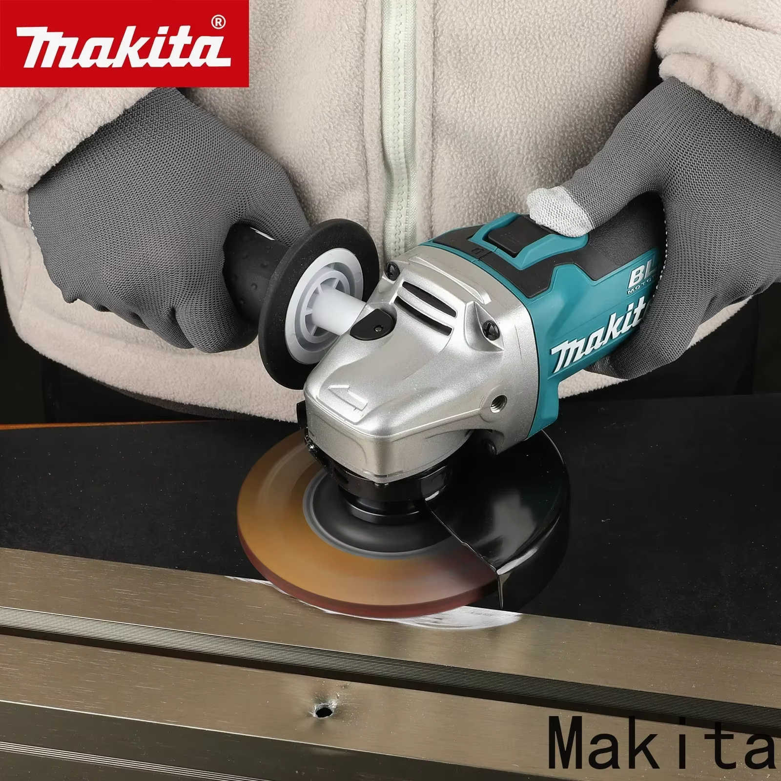 Meuleuse d'angle multifonction Makita DGA504 18V 6.0Ah 125mm sans balais à batterie lithium