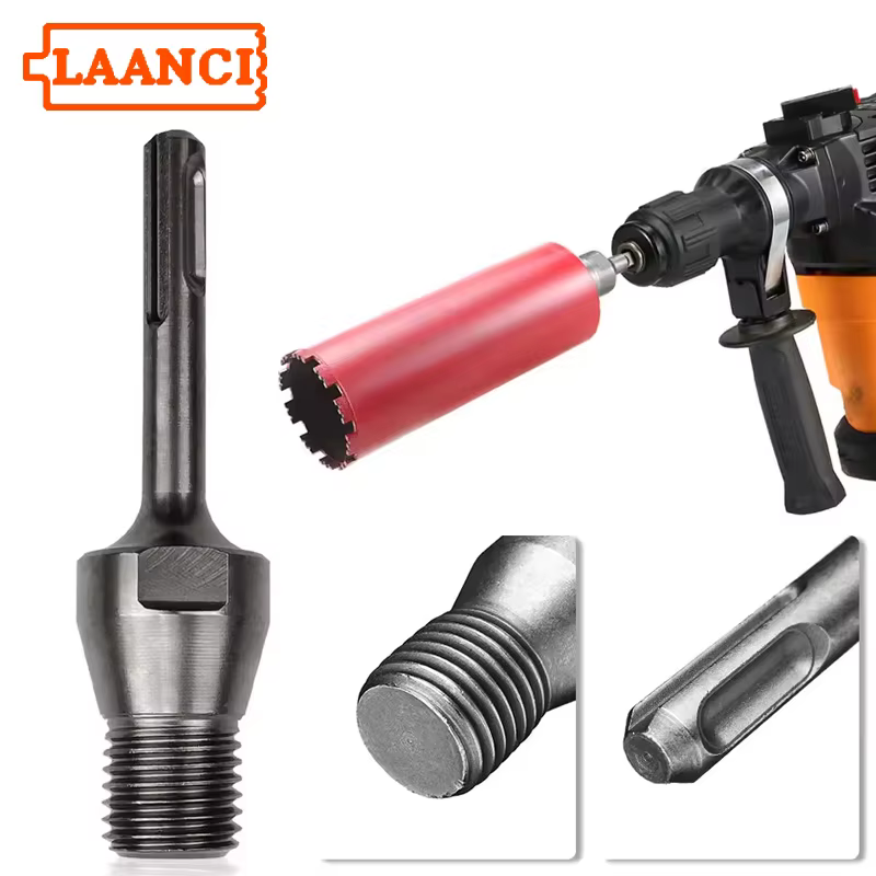 Adaptateurs de connecteurs pour forets diamantés LAANCI M22 SDS Plus pour marteau électrique, convertisseur de perceuse électrique, adaptateur de foret pour perçage à sec et humide