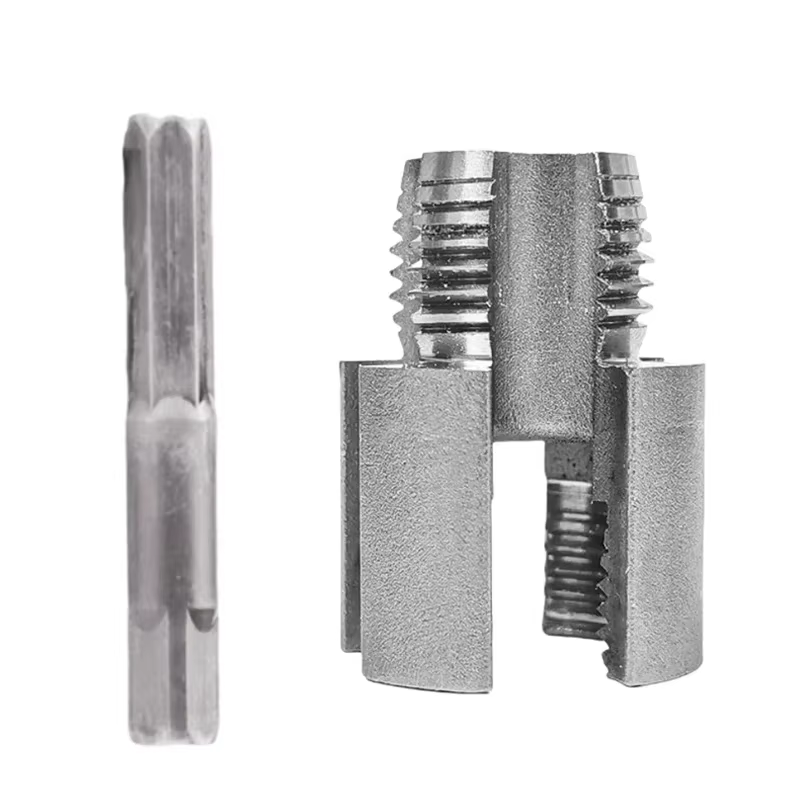 Outil universel de filetage de tuyaux – Appareil portatif compact