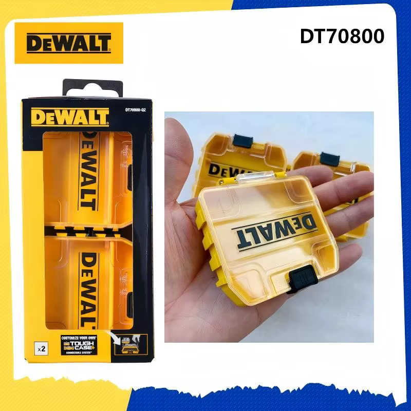DEWALT DT70800 TSTAK Petite boîte à outils – 2 mini rangements originaux