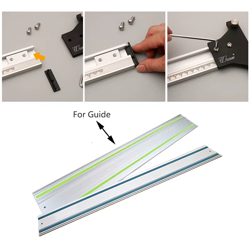 Système de guidage de rail parallèle pour scie circulaire