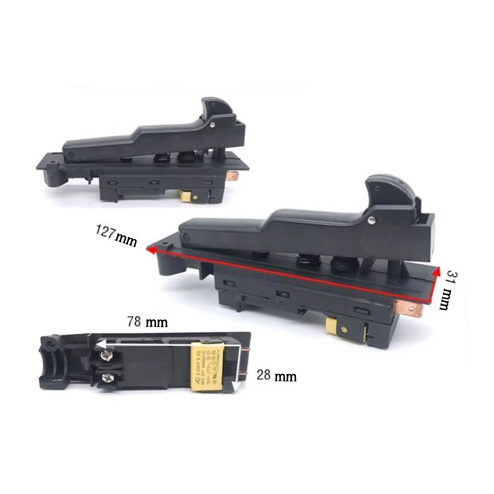 Interrupteur de remplacement pour Hitachi 180 G18SE3 G23SS pour meuleuse d'angle Makita 9067