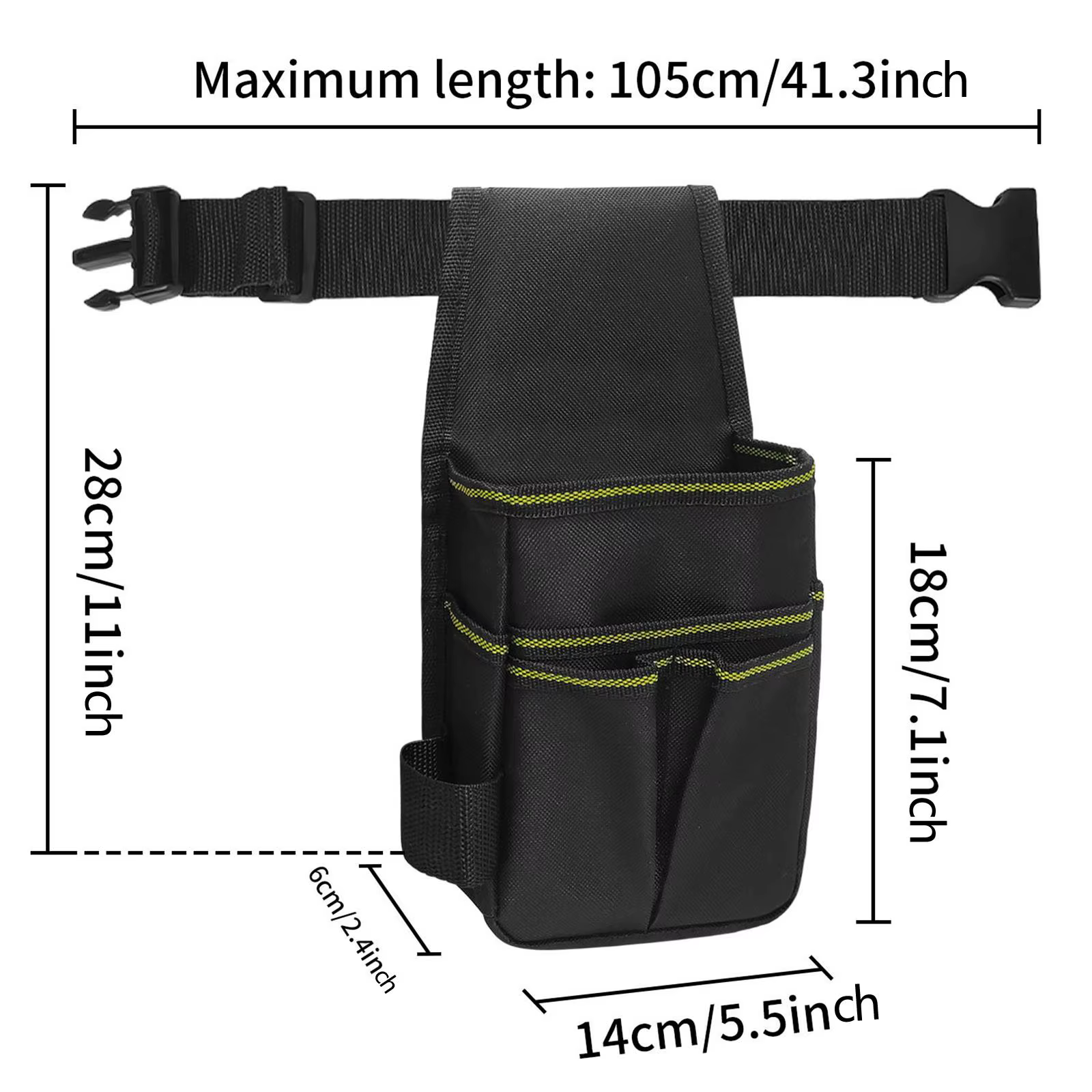 Sac de ceinture à outils réglable