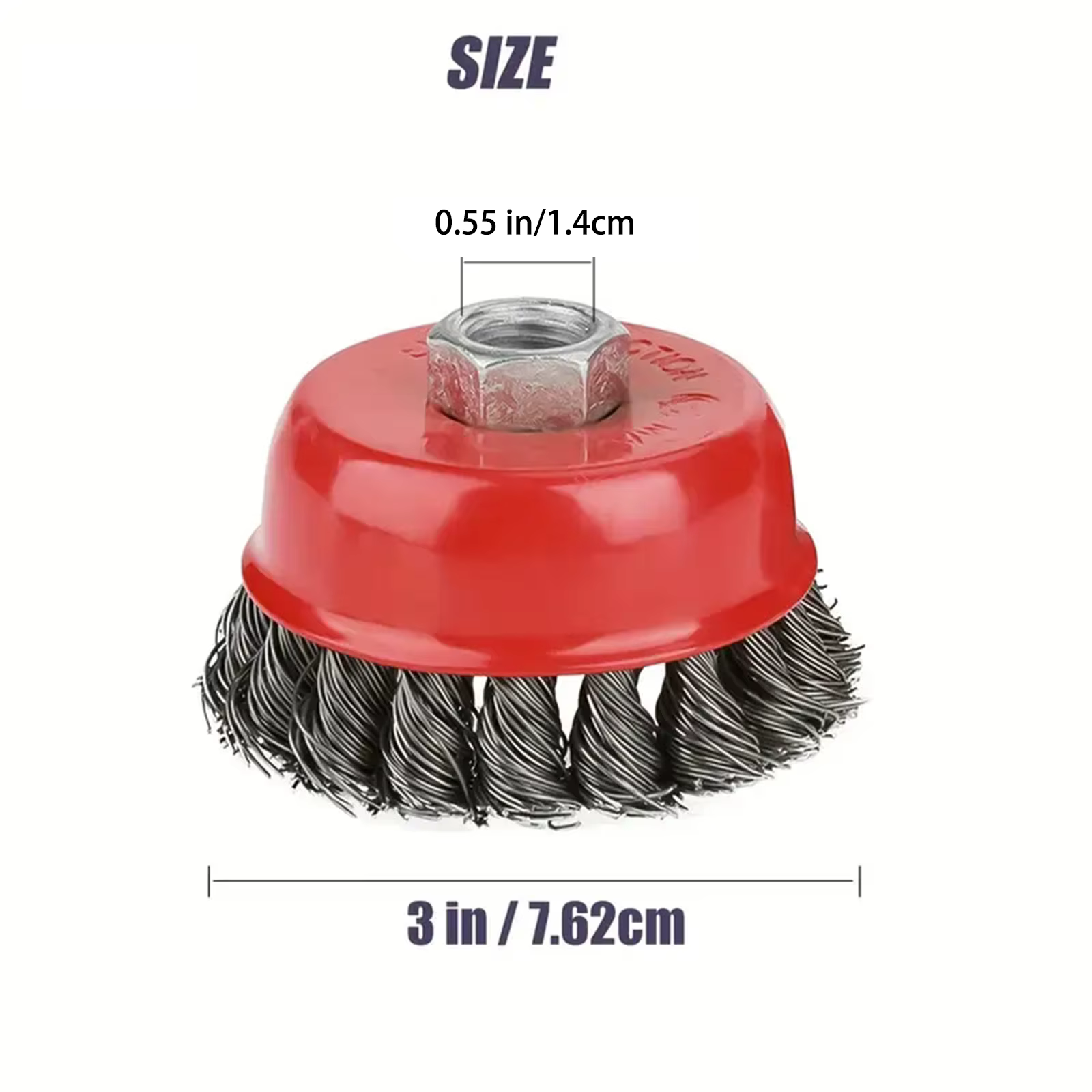 Brosse métallique pour meuleuse d'angle