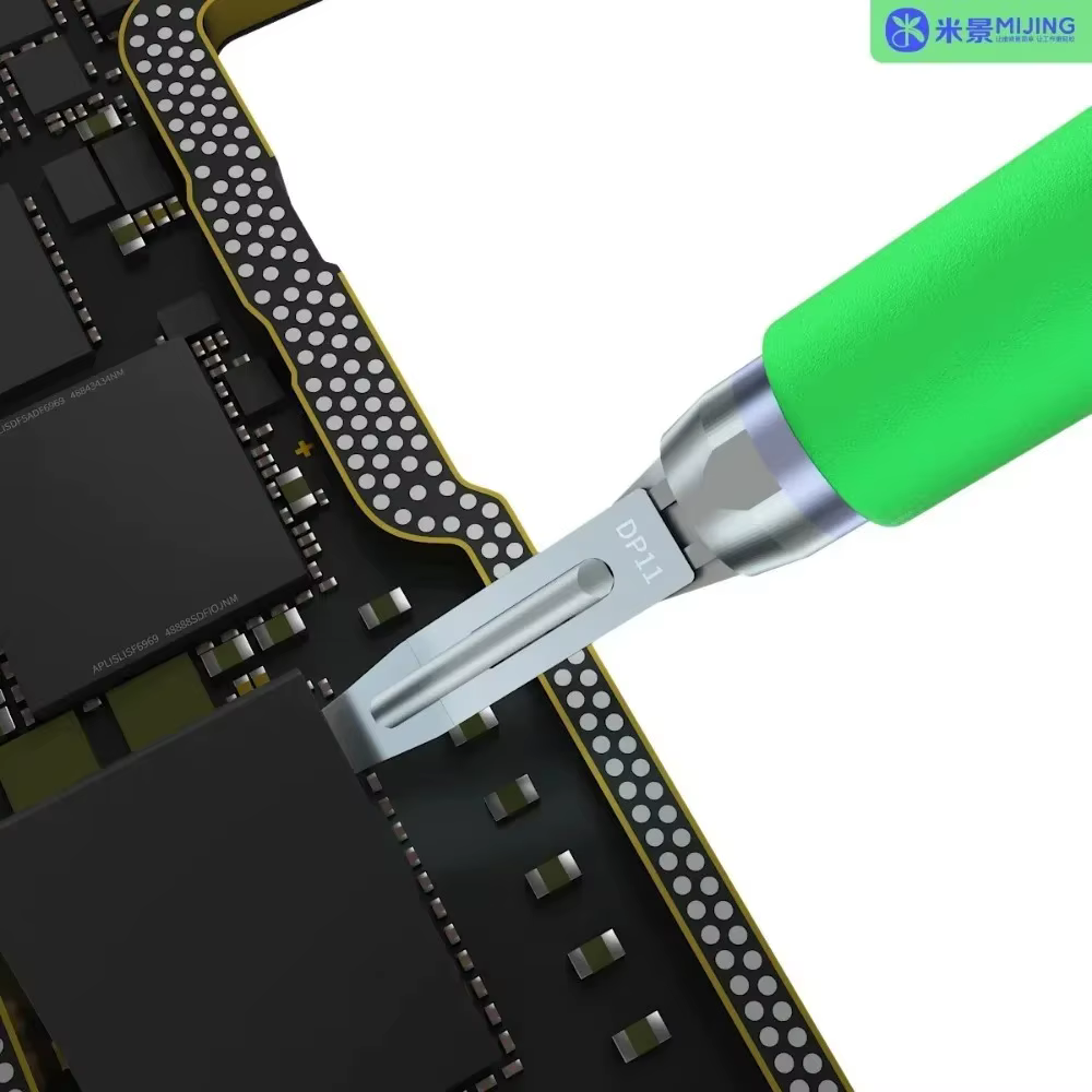 Mijing MJ KC8 9 en 1 couteau d'entretien de démontage de téléphone portable changement facile carte mère CPU IC dissolvant colle outils de lame propre